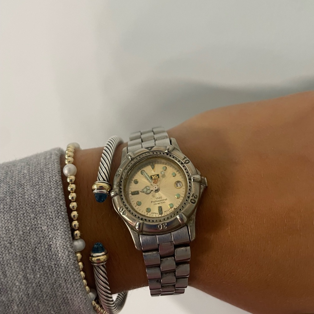 Vintage Tag Heuer Women’s Gold Face Watch